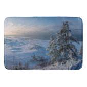 Snowy winter Oostzeekust zee Badmat (Voorkant)
