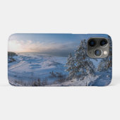 Snowy winter Oostzeekust zee Case-Mate iPhone Case (Achterkant (horizontaal))