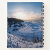 Snowy winter Oostzeekust zee Notitieboek (Achterkant)