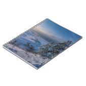 Snowy winter Oostzeekust zee Notitieboek (Linkerzijde)