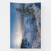 Snowy winter Oostzeekust zee Spandoek (Verticaal)