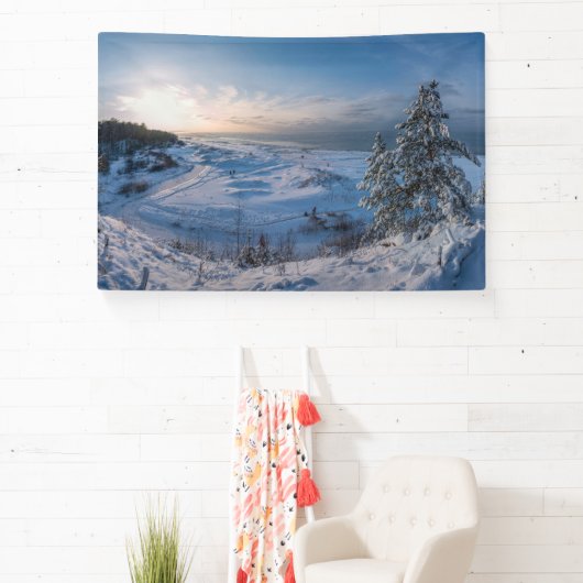 Snowy winter Oostzeekust zee Spandoek (Insitu)