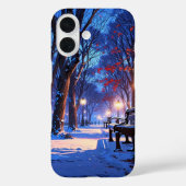 Snowy Winter Park Case-Mate iPhone Case (Achterkant)