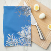 Snowy Winter Scene Theedoek (Quarter Fold)