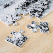 Snowy Winter schilderachtig Jigzaagpuzzel Legpuzzel (Zijkant)