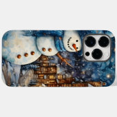 Snowy Winter Town Wonderland Case-Mate iPhone Case (Achterkant (horizontaal))
