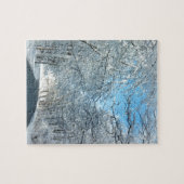 Snowy Winter Trees Legpuzzel (Horizontaal)