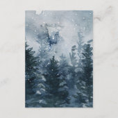 Snowy Winter Woodland Forest Animals Book Request Informatiekaartje (Achterkant)