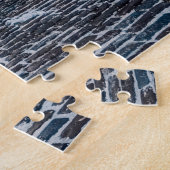 Snowy wintercentrum in Riga, Letland Legpuzzel (Zijkant)