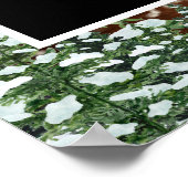 Snowy Wood & Forest Merry-kerstfoto Prop Poster (Hoek)