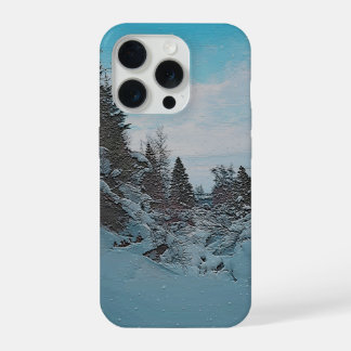 Snowy Woods Iphone 15 Case iPhone 15 Pro Case