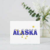 SNOWY WORD ALASKA BRIEFKAART (Staand voorkant)