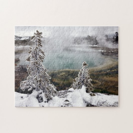 Snowy Yellowstone Legpuzzel (Horizontaal)