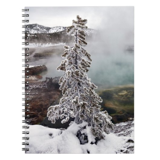 Snowy Yellowstone Notitieboek (Voorkant)