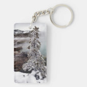 Snowy Yellowstone Sleutelhanger (achterkant)