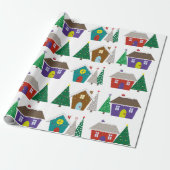 Snowy's voor de kerst - verpakkingspapier voor ker cadeaupapier (Uitgerold)