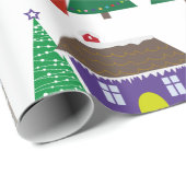 Snowy's voor de kerst - verpakkingspapier voor ker cadeaupapier (Rol Hoek)