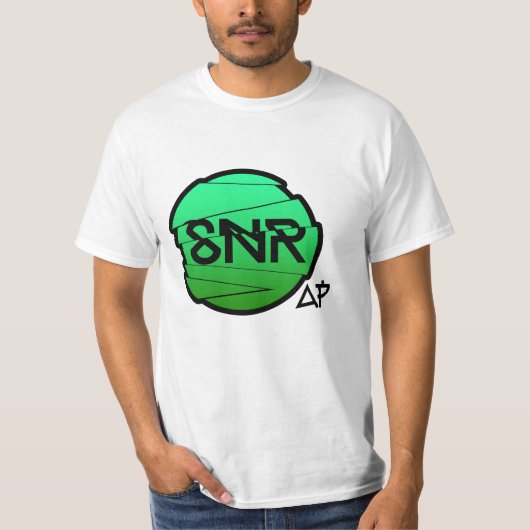 SNR Green Logo T-Shirt (Voorkant)
