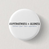 SnS Inner Superhero Ronde Button 3,2 Cm (Voorkant)