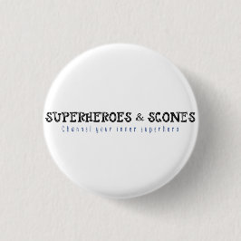 SnS Inner Superhero Ronde Button 3,2 Cm