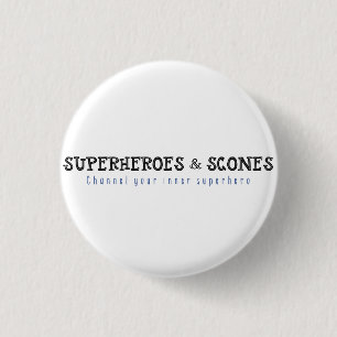 SnS Inner Superhero Ronde Button 3,2 Cm