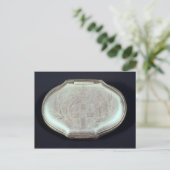 Snuff box voorzien van een wapenschild, c.1820 briefkaart (Staand voorkant)