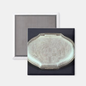 Snuff box voorzien van een wapenschild, c.1820 magneet (Voorkant / Achterkant)