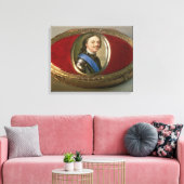 Snuff doos met portret miniatuur van Peter Canvas Afdruk (Insitu (Woonkamer))