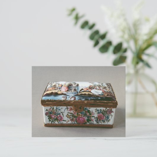 Snuffbox, c.1750 briefkaart (Staand voorkant)