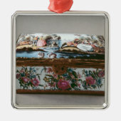 Snuffbox, c.1750 metalen ornament (Voorkant)