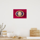 Snuffbox met een portret miniatuur van Louis Poster (Keuken)