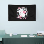 Snuffelen voor de liefde! Hond Spandoek (Beurs)