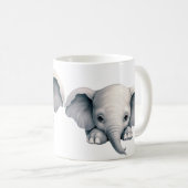 Snuffelende Olifant Koffiemok (Voorkant rechts)