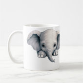 Snuffelende Olifant Koffiemok (Links)