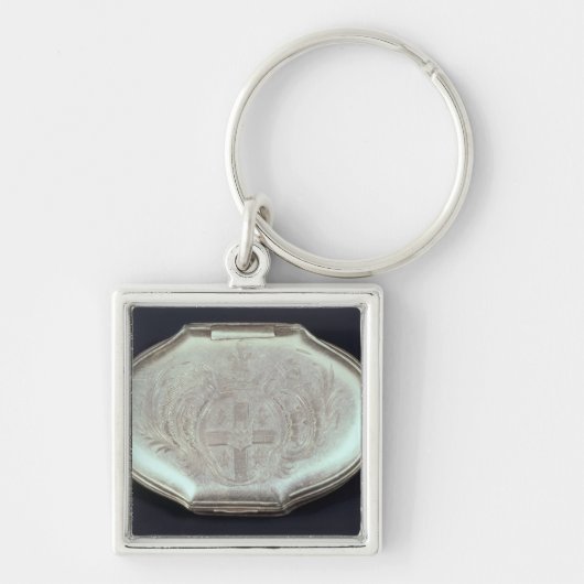 Snuffelkast voorzien van een wapenmantel, c.1820 sleutelhanger (Voorkant)