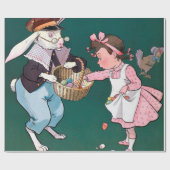  snuffelkoek paaseieren cadeaupapier (Vlak)