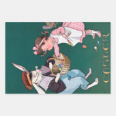  snuffelkoek paaseieren inpakpapier vel (Voorkant 3)