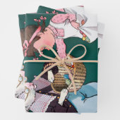  snuffelkoek paaseieren inpakpapier vel (In situ)