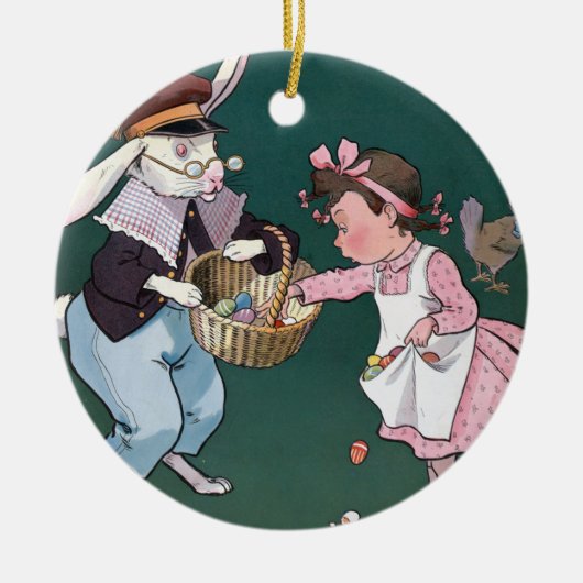 snuffelkoek paaseieren keramisch ornament (Voorkant)