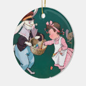 snuffelkoek paaseieren keramisch ornament (Links)