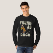 Snufferik als eend Rubber Eend Drink Meme Humor T-shirt (Voorkant volledig)