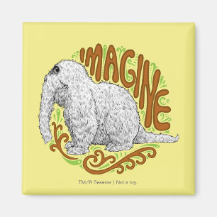 Snuffleupagus B&W-schets Magneet