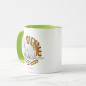 Snuffleupagus B&W Schets Tekenen Mok (Voorkant links)