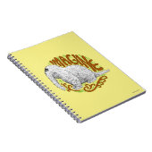 Snuffleupagus B&W Schets Tekenen Notitieboek (Rechterzijde)