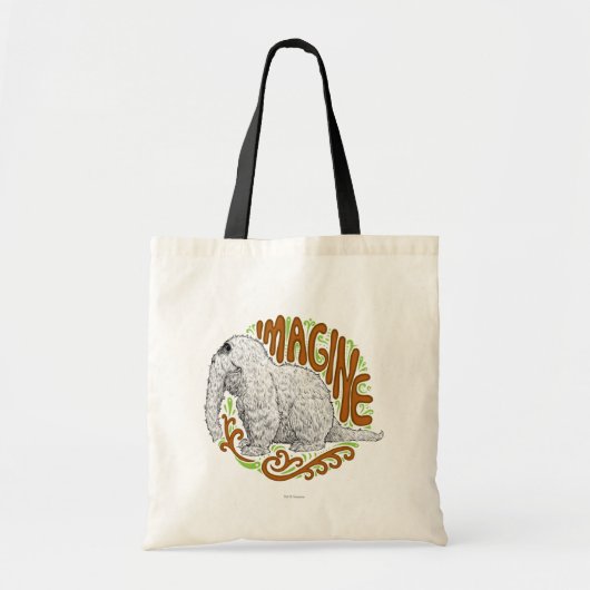 Snuffleupagus B&W Schets Tekenen Tote Bag (Voorkant)