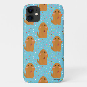 Snuffleupagus Blauwe Stippen & Sterren Patroon Case-Mate iPhone Case