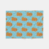 Snuffleupagus Blue Stars & Stippen Pattern Fleece Deken (Voorkant (Horizontaal))