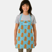 Snuffleupagus Blue Stars & Stippen Pattern Schort (Insitu)