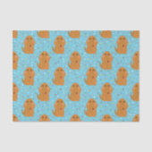 Snuffleupagus Blue Stars & Stippen Pattern Tissuepapier (Voorkant)