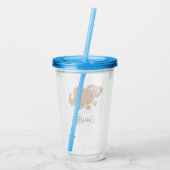 Snuffleupagus Doodley Graphic Acryl Drinkbeker (Achterkant)